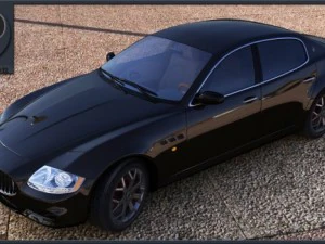 maserati quattroporte 2012 3D Model