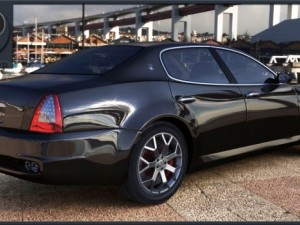 maserati quattroporte 2012 3D 모델
