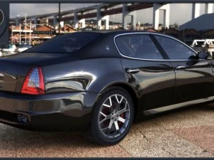 maserati quattroporte 2012 3D Model