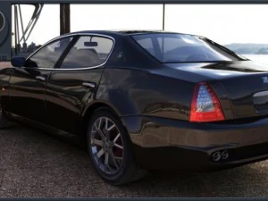 maserati quattroporte 2012 3D Model