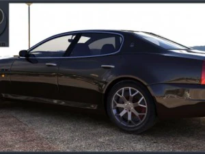 maserati quattroporte 2012 3D Model