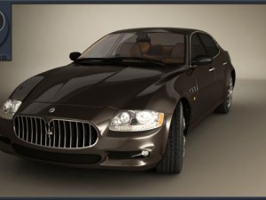 maserati quattroporte 2012 3D 모델