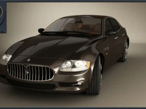 maserati quattroporte 2012 3D Model