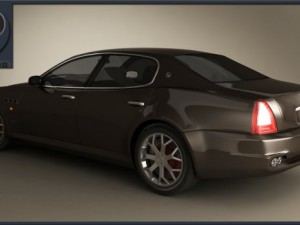 maserati quattroporte 2012 3D 모델