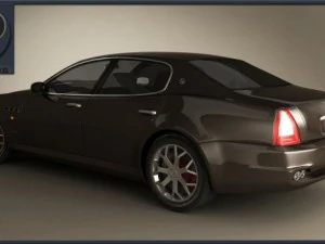 maserati quattroporte 2012 3D Model