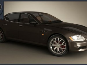 maserati quattroporte 2012 3D 모델