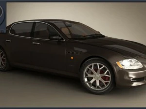 maserati quattroporte 2012 3D Model