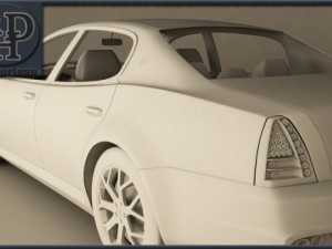 maserati quattroporte 2012 3D 모델