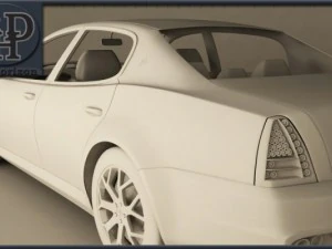 maserati quattroporte 2012 3D Model