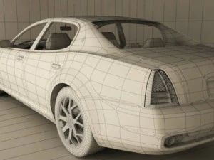 maserati quattroporte 2012 3D Model