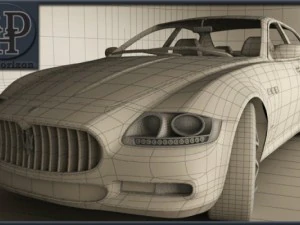 maserati quattroporte 2012 3D Model