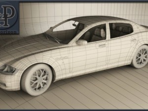 maserati quattroporte 2012 3D 모델