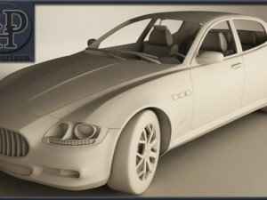 maserati quattroporte 2012 3D 모델