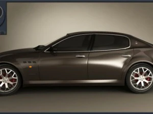 maserati quattroporte 2012 3D Model