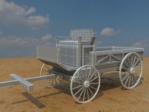 west carriot 3D मॉडल