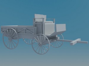 west carriot 3D मॉडल