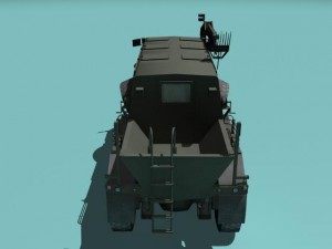 buffalo h mrap woodland version 3D 模型