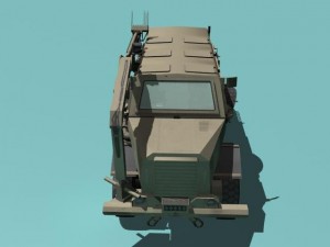 buffalo h mrap desert version 3D 模型
