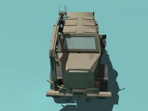 buffalo h mrap desert version 3D Model