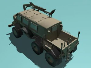 buffalo h mrap desert version 3D Model