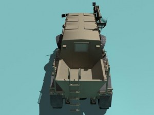 buffalo h mrap desert version 3D 模型