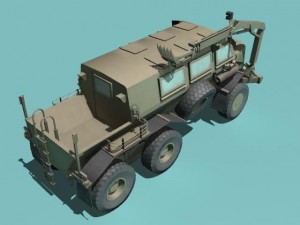 buffalo h mrap desert version 3D 模型