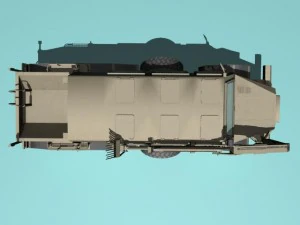 buffalo h mrap desert version 3D Model