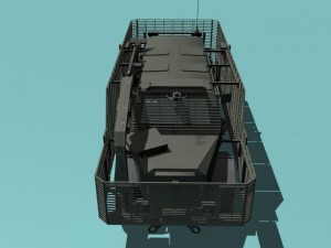 buffalo a2 mrap woodland version Modelo 3D