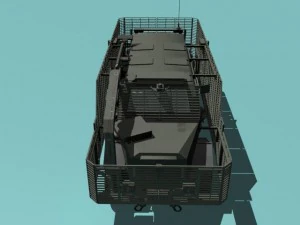 buffalo a2 mrap woodland version 3D Model