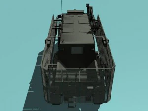 buffalo a2 mrap woodland version 3D Model