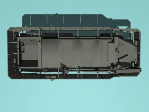 buffalo a2 mrap woodland version 3D Model