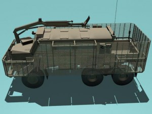 buffalo a2 mrap desert version 3D Model