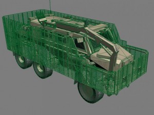 buffalo a2 mrap desert version 3D Model