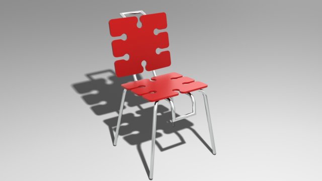 chair 3D Model .c4d .max .obj .3ds .fbx .stl .blend 