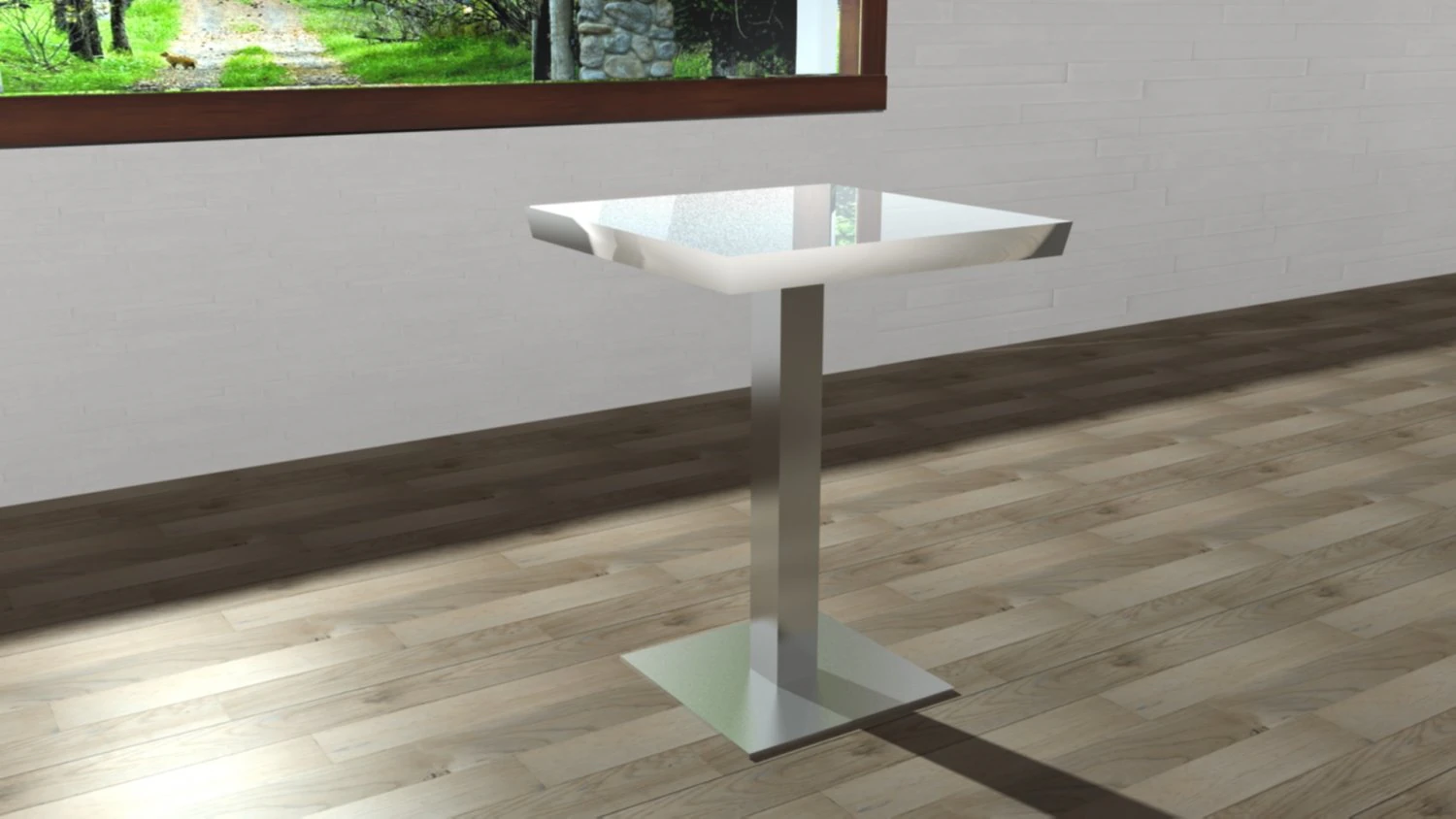 стол 3D Модель .c4d .max .obj .3ds .fbx .stl .blend 