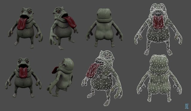 the tortoise hunter Modèle 3D .c4d .max .obj .3ds .fbx .stl .blend 