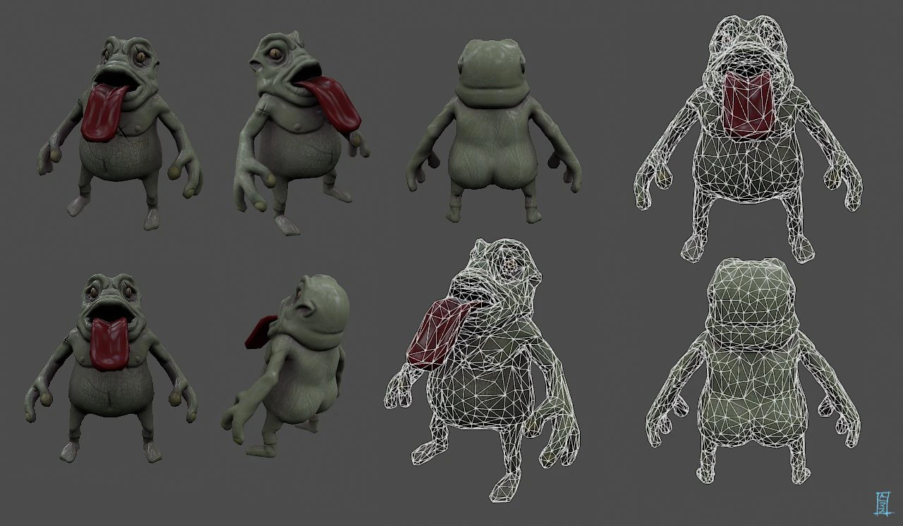 the tortoise hunter 3D Model .c4d .max .obj .3ds .fbx .stl .blend 