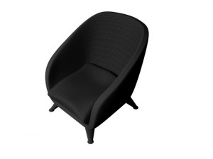 leather armchair 3D 模型