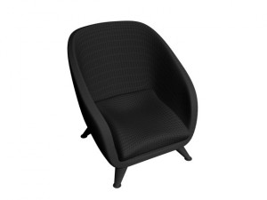 leather armchair 3D 模型