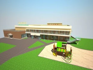 shopping center 3D Model
