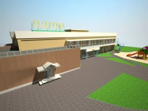 shopping center 3D Model
