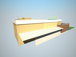 shopping center 3D 模型
