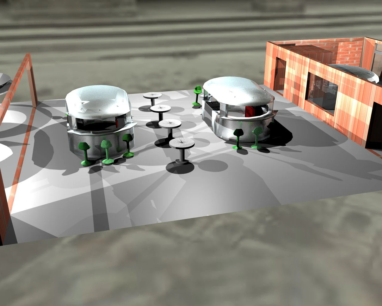 bar 3D Model .c4d .max .obj .3ds .fbx .stl .blend 