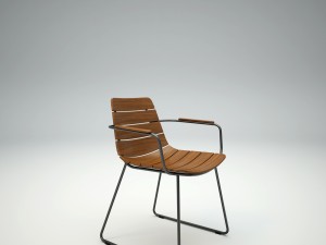 gloster willam chair and whirl table Modèle 3D