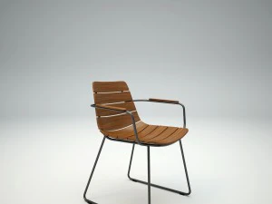 gloster willam chair and whirl table 3D Model