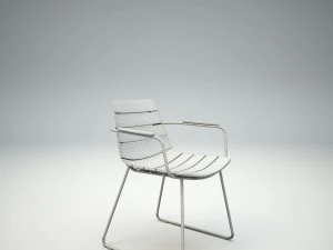 gloster willam chair and whirl table 3D Model