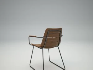 gloster willam chair and whirl table 3D Model
