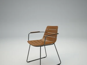 gloster willam chair and whirl table 3D Model