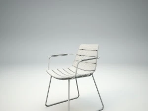 gloster willam chair and whirl table 3D Model