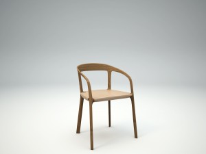 kanon chair Modèle 3D